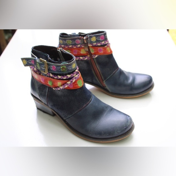 SOCOFY Handmade  Ankle  Boots - Picture 11 of 11
